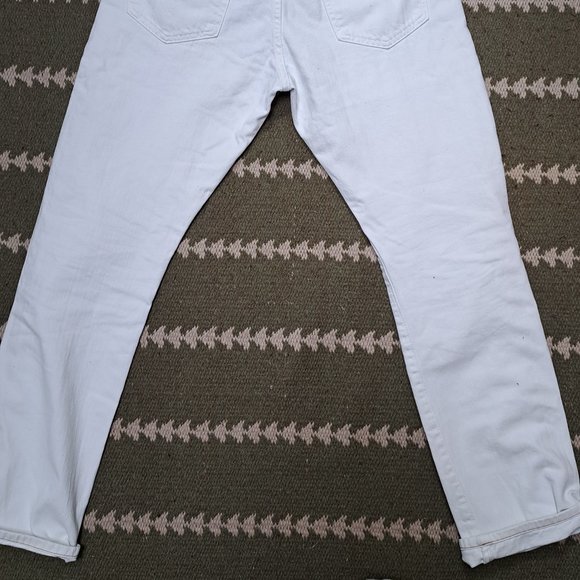 Men's Club Monaco White Jeans - 30x32 - Picture 5 of 5